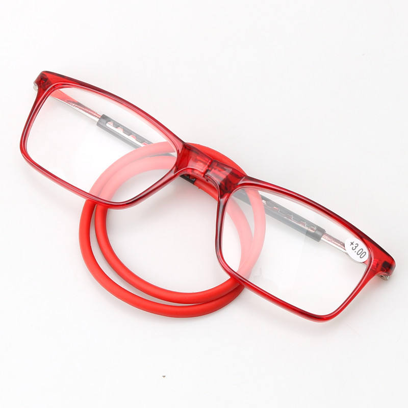 Blue Light Blocking Reading Glasses with Stylish Blue Ray Filter - Foldable & Hanging Design for Computer, Office, and Book Reading Use