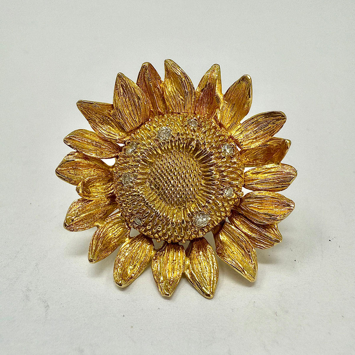 Stylish Asprey Sunflower Earrings for Women - 18K Gold Plated Floral Jewelry - Perfect for Weddings, Parties & Everyday Wear