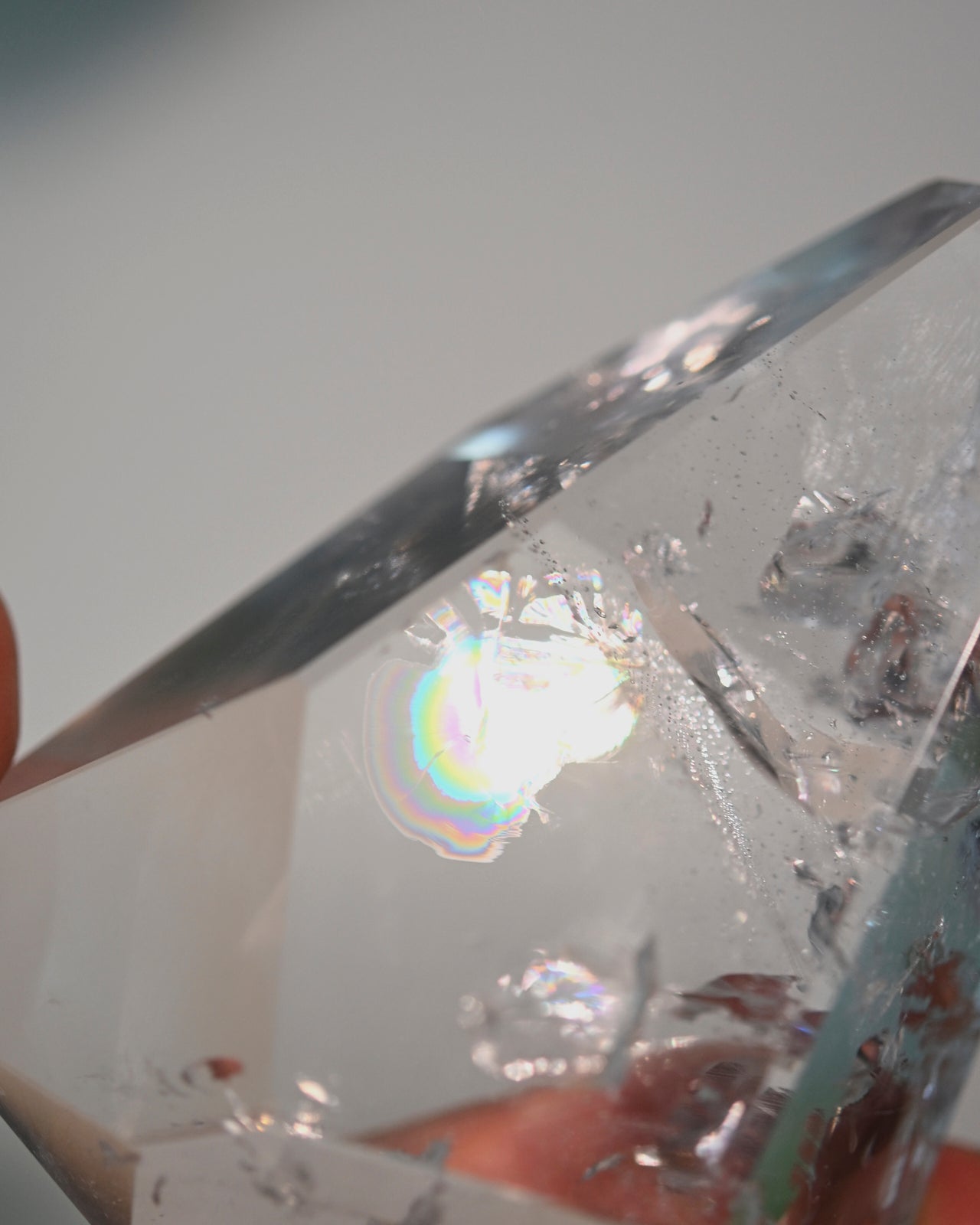 4 Inch Clear Quartz Geometric Crystal - Perfect for Meditation, Home Decor & Healing | Natural Stone for Energy Work & Spiritual Gifts