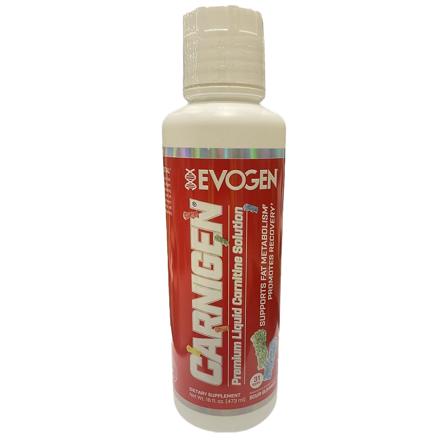 Evogen Carnigen Sour Gummies - 16oz Energy & Focus Supplement for Workouts, Gaming & Study | Delicious Fruit Flavored Performance Gummies