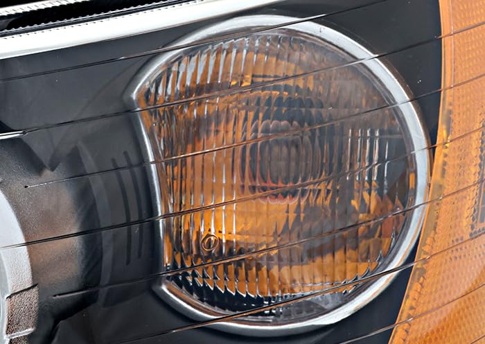 Compatible with Hyundai Sonata Headlights Lamps Set 2006 2007 2008 - Halogen Driver & Passenger Side Replacement - Perfect for Night Driving & Foggy Conditions