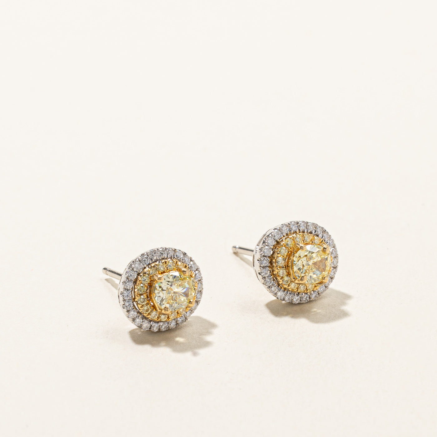 1.54ctw Diamond Stud Earrings for Women - Round Cut Cluster Set with Sparkling Stones | Perfect for Weddings, Parties & Everyday Elegance