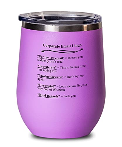 Corporate Email Lingo Pink