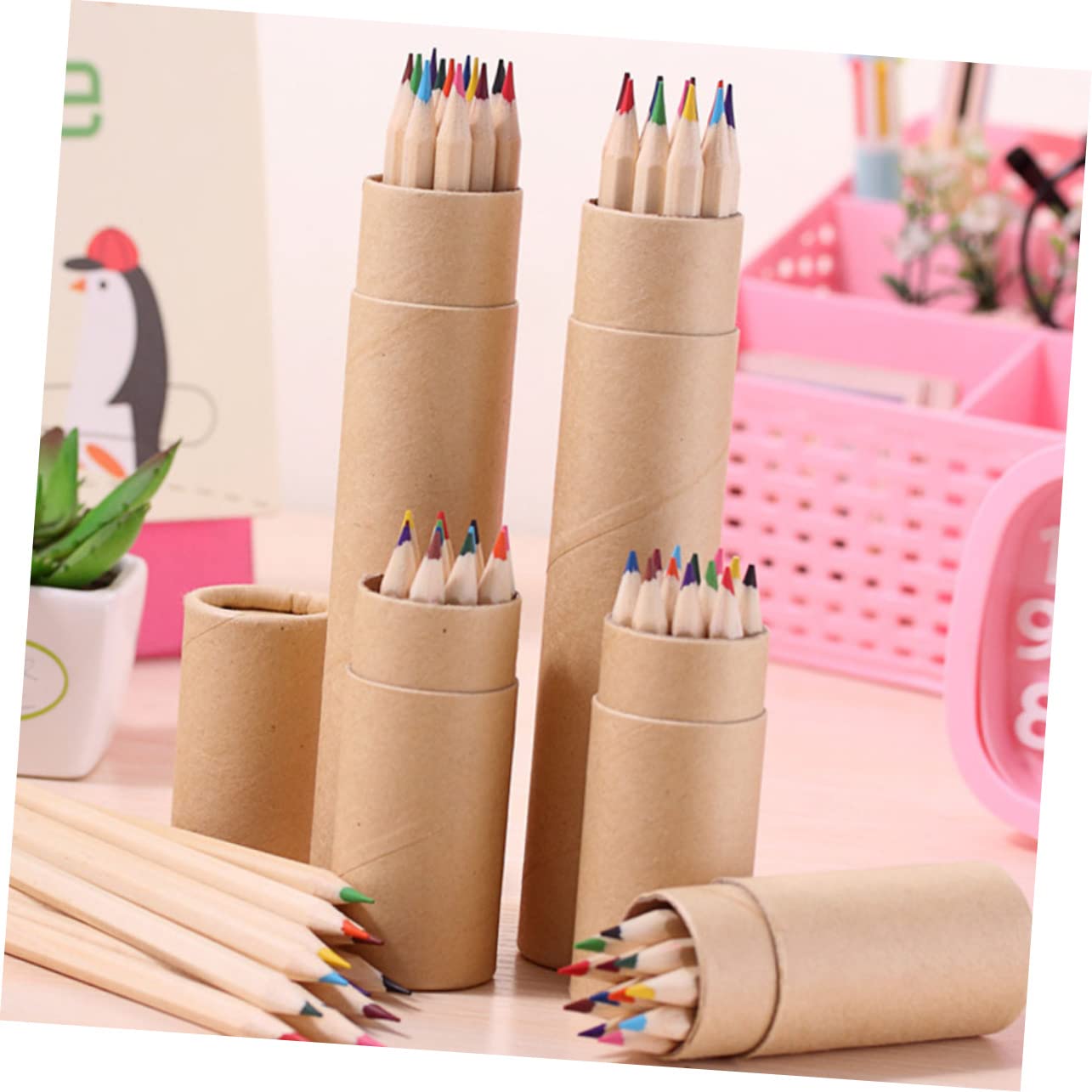 48-Piece Professional Colored Pencils Set - Vibrant Art Sketching Pencils for Drawing, Coloring & Shading | Perfect for Artists, Students & DIY Crafts | Wooden Case Included