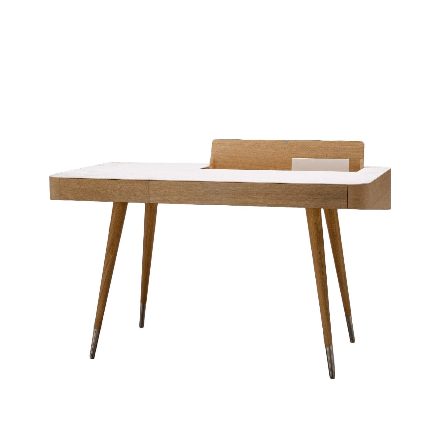 Nissen Gehl MDD AK1330 Modern Office Desk - Ergonomic Computer Desk for Home & Office Workspace, Compact Design with Durable Steel Frame - Perfect for Small Spaces, Study Rooms & Remote Work