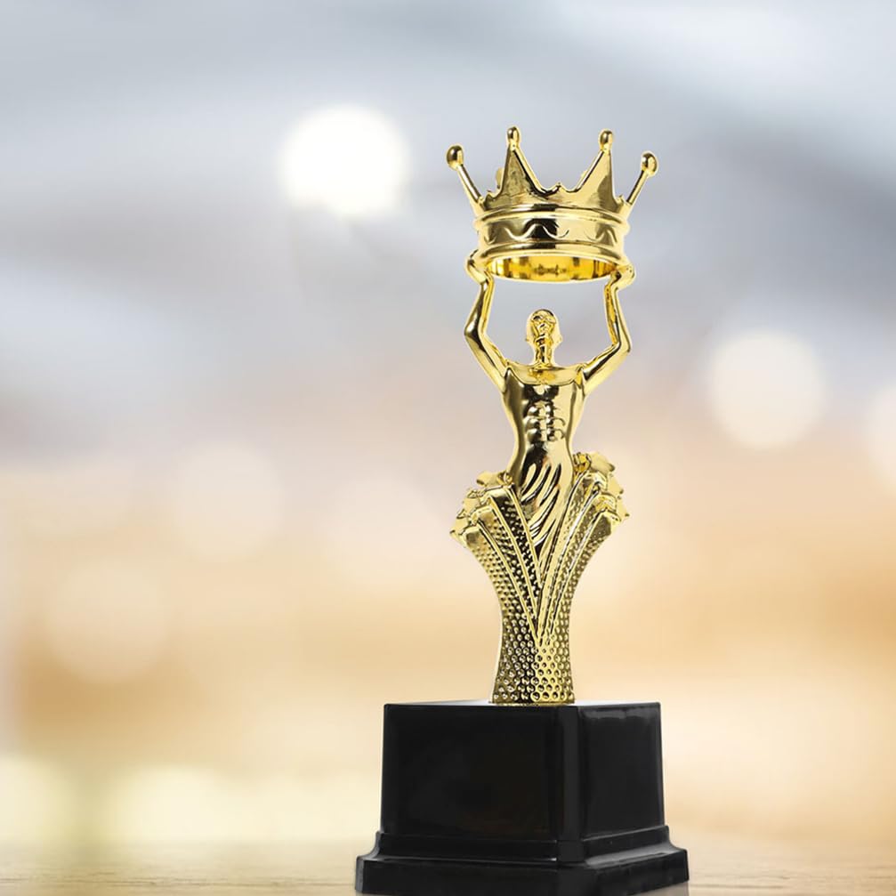 Gold Crown Award Trophy Cups - 1st Place Recognition Trophy for Achievement, Competition & Winning Prizes | Perfect for Sports Awards, Academic Ceremonies & Corporate Events