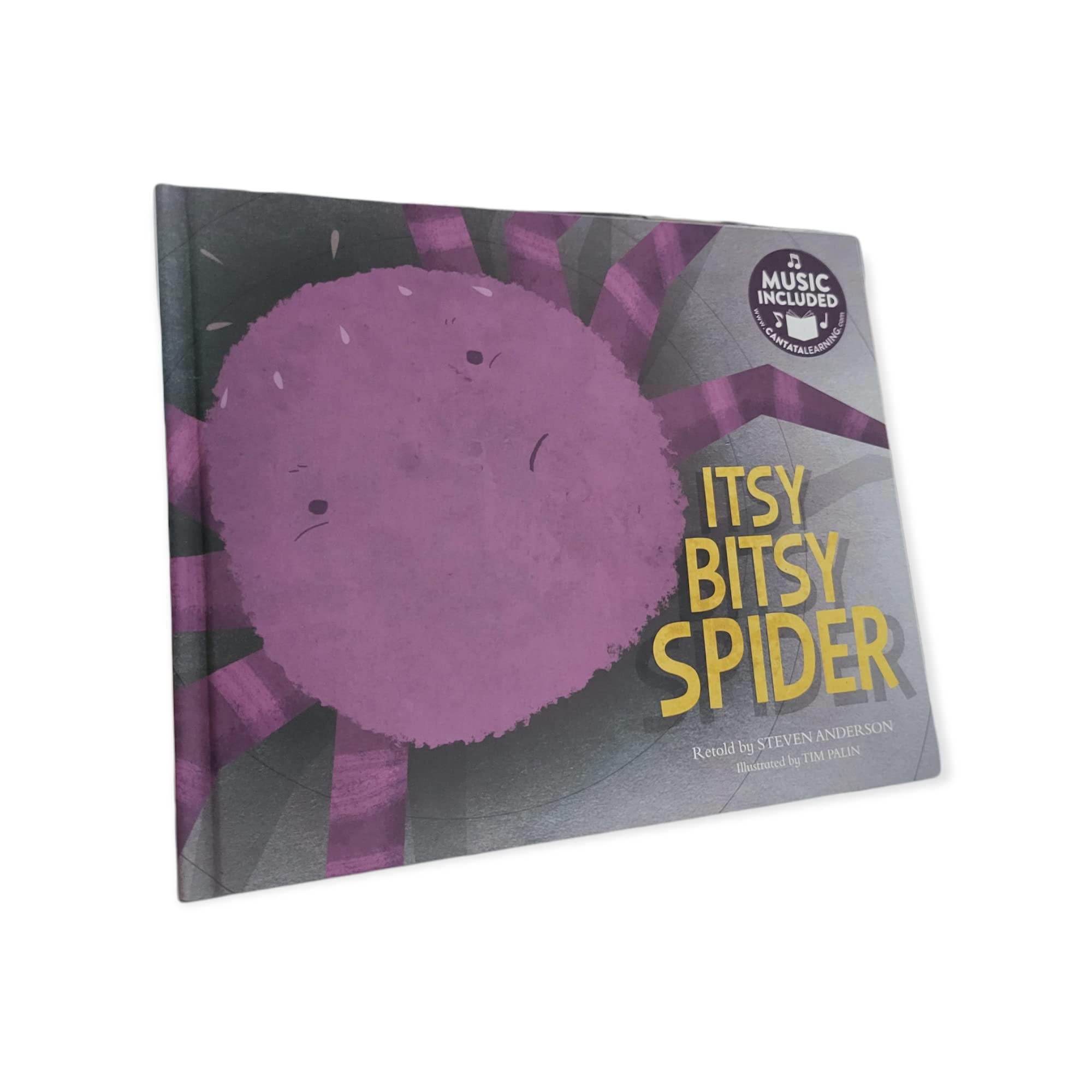 Itsy Bitsy Spider Hardcover Book with CD - Classic Sing-Along Songs for Kids | Perfect for Storytime, Bedtime & Preschool Learning Activities