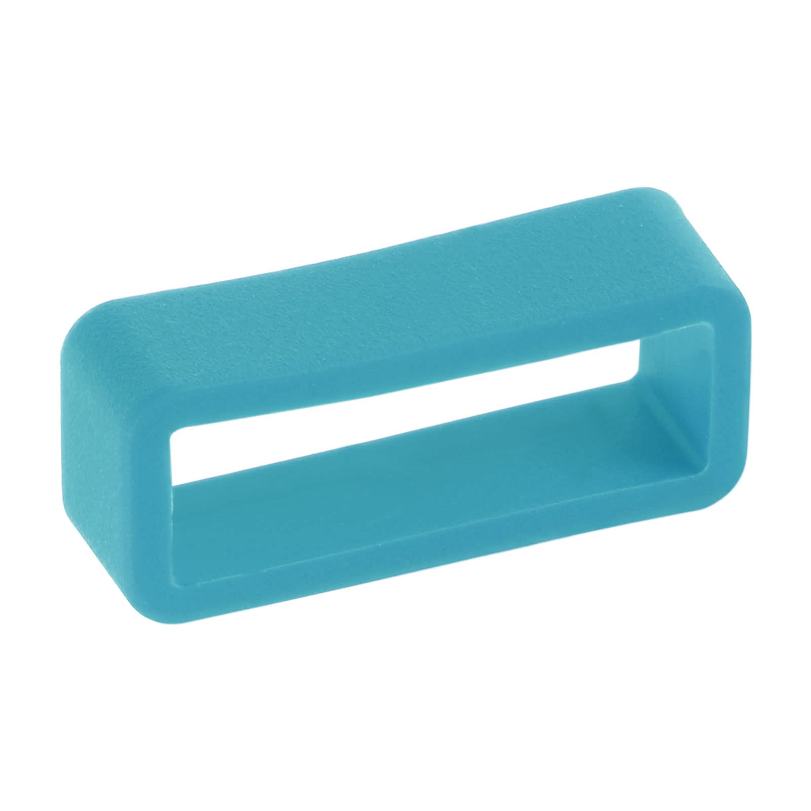 uxcell 20mm Silicone Watch Band Loops - Turquoise Blue (4 Pcs) for Secure Fit