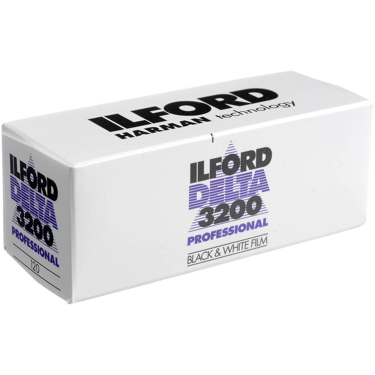 Ilford Delta 3200 Professional Black & White 120 Roll Film - High-Speed ISO 3200 for Low Light Photography & Night Scenes