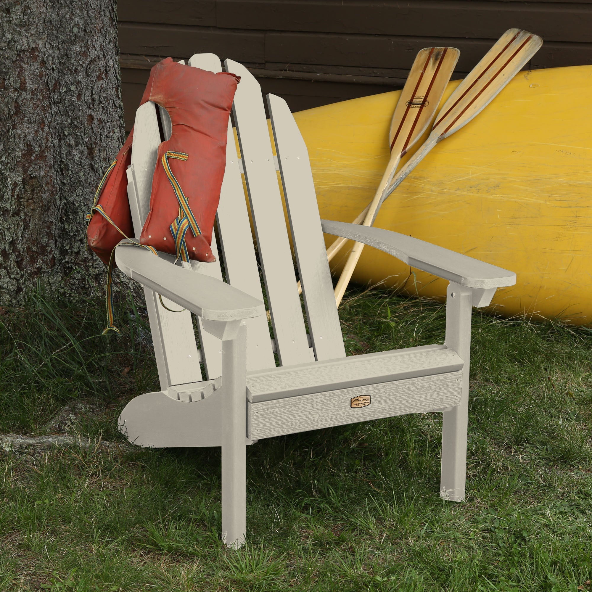 Premium Adirondack Chair - Comfortable Outdoor Patio Furniture for Backyard, Garden, Poolside & Beach Relaxation