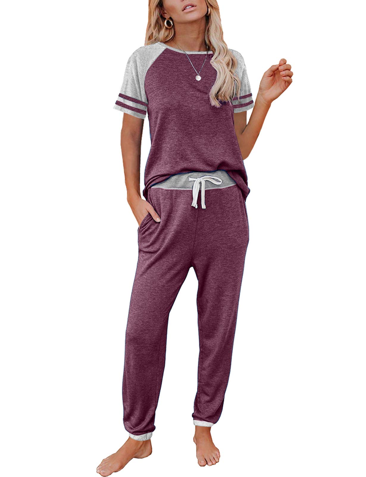 Women's AUTOMET Lounge Set - 2 Piece Jogger & Crewneck for Home & Travel