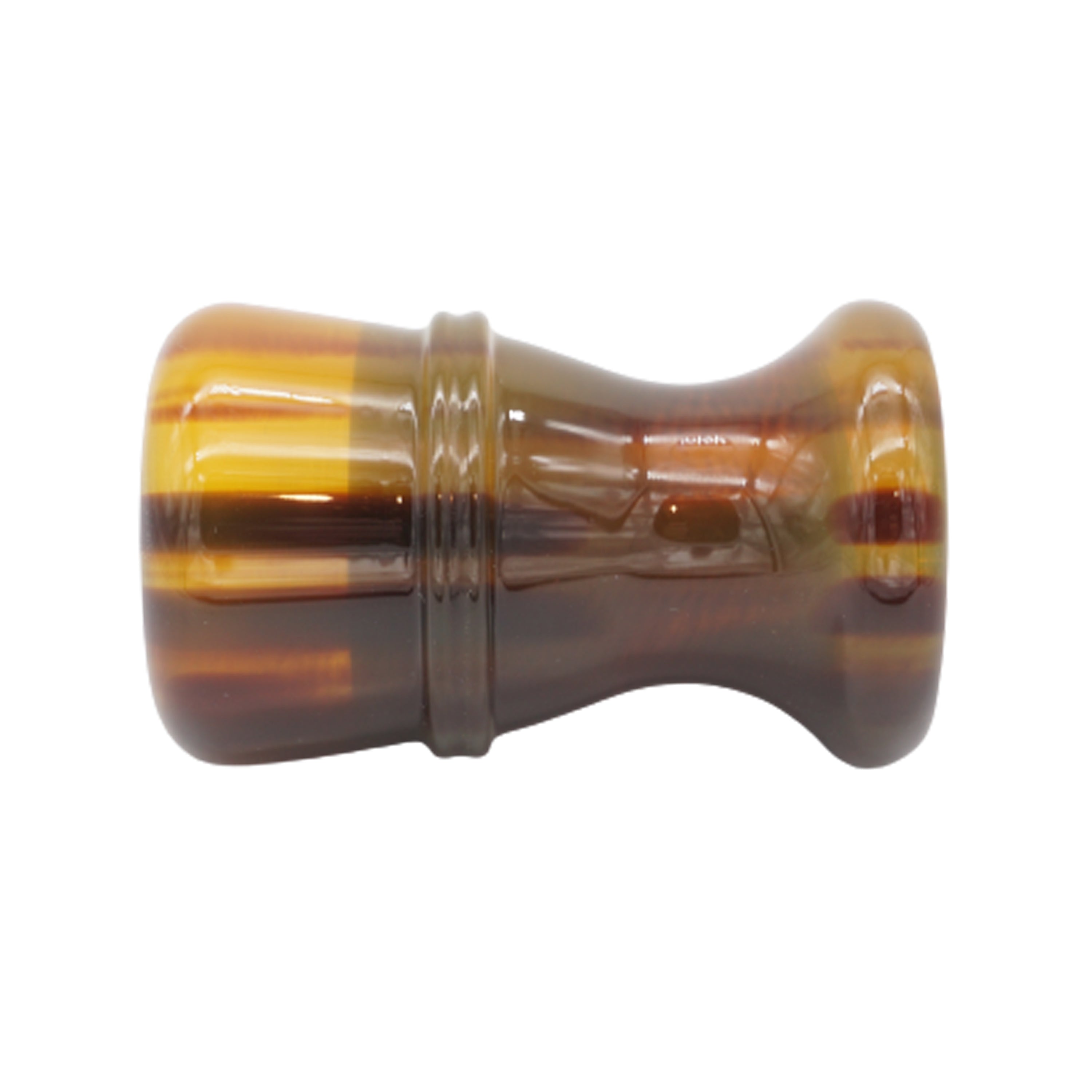 Premium Tortoise Handcrafted Shaving Brush Handle for 24mm & 26mm Knots - Perfect for Wet Shaving, Grooming Kits & Luxury Bathroom Accessories