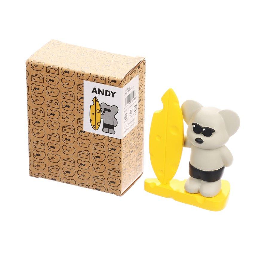 DECOLE Andy Mascot C - 3.5 Inch (9cm) Cute Collectible Figure (124g) - Perfect for Home Decor, Office Desk Display, and Kawaii Gift Giving