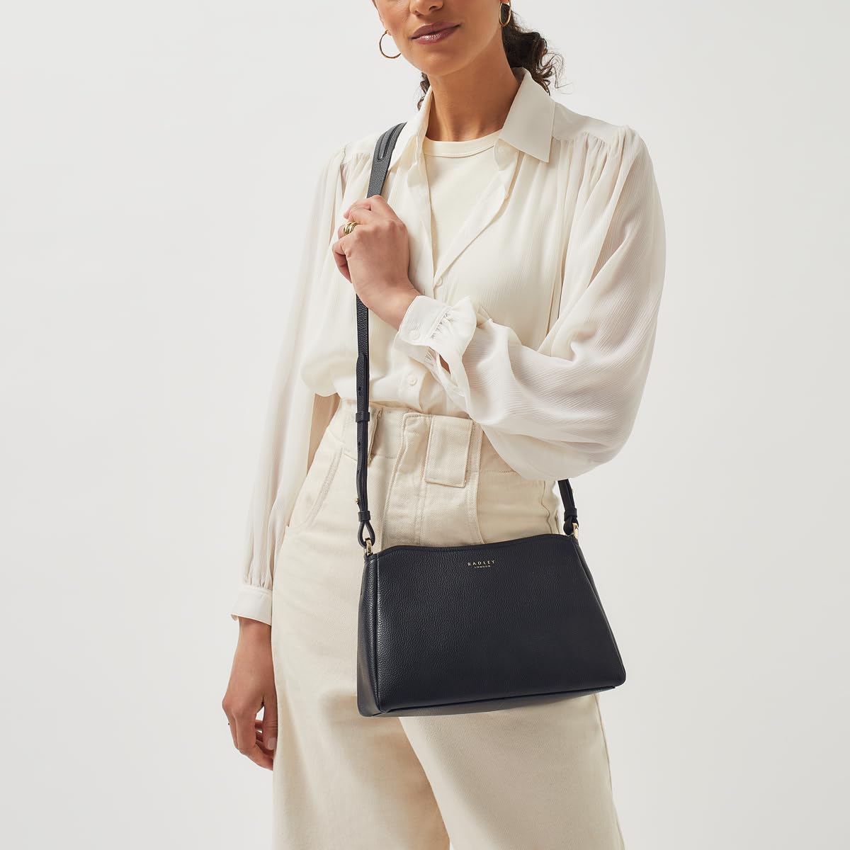 RADLEY London Newhaven Road Women's Small Leather Ziptop Crossbody Bag - Stylish & Compact Purse for Everyday Use, Travel & Shopping