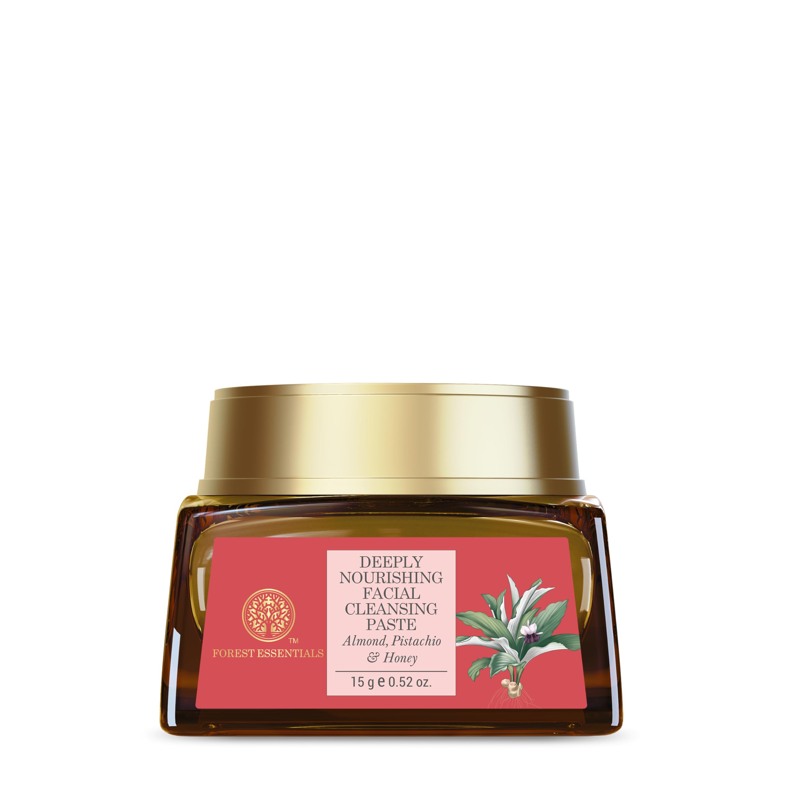 Forest Essentials Ayurvedic Facial Cleansing Paste for Dry Skin - Natural Moisturizing Face Wash with Organic Ingredients | Perfect for Daily Skincare Routine & Sensitive Skin Care