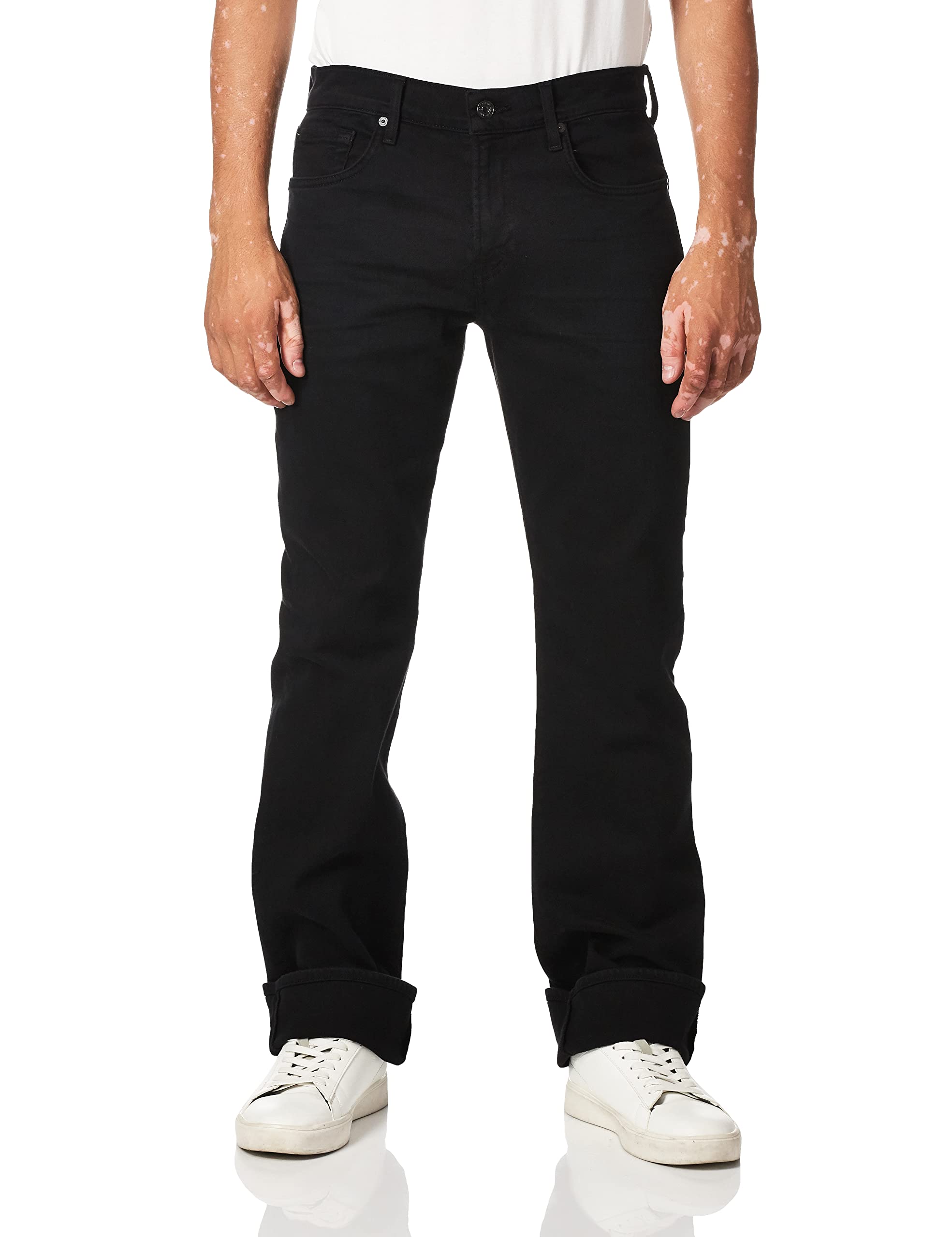 7 For All Mankind Men's Brett Bootcut Jeans - Classic Denim Pants for Casual & Night Out | Comfortable Straight Fit for Everyday Wear
