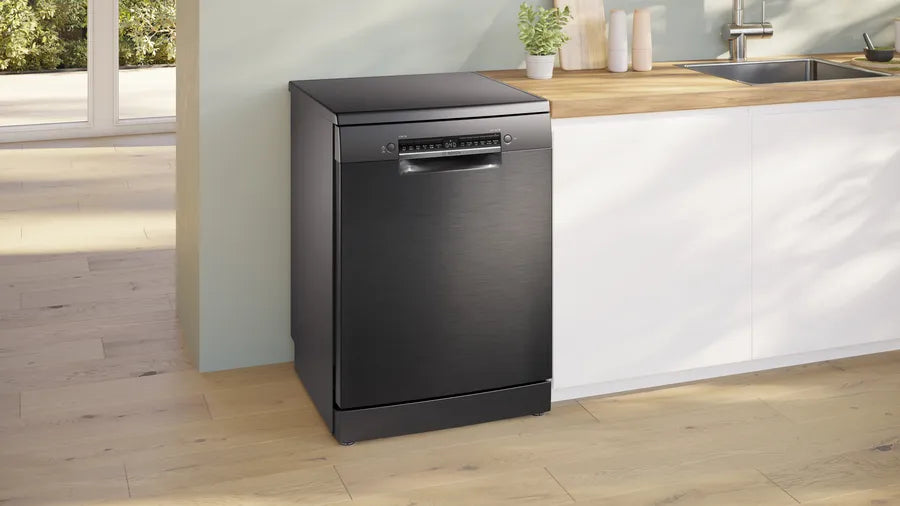 Bosch Series 4 60cm Freestanding Dishwasher SMS4HVB01A - Energy Efficient Stainless Steel Appliance for Modern Kitchens | Perfect for Small Families & Open-Plan Homes