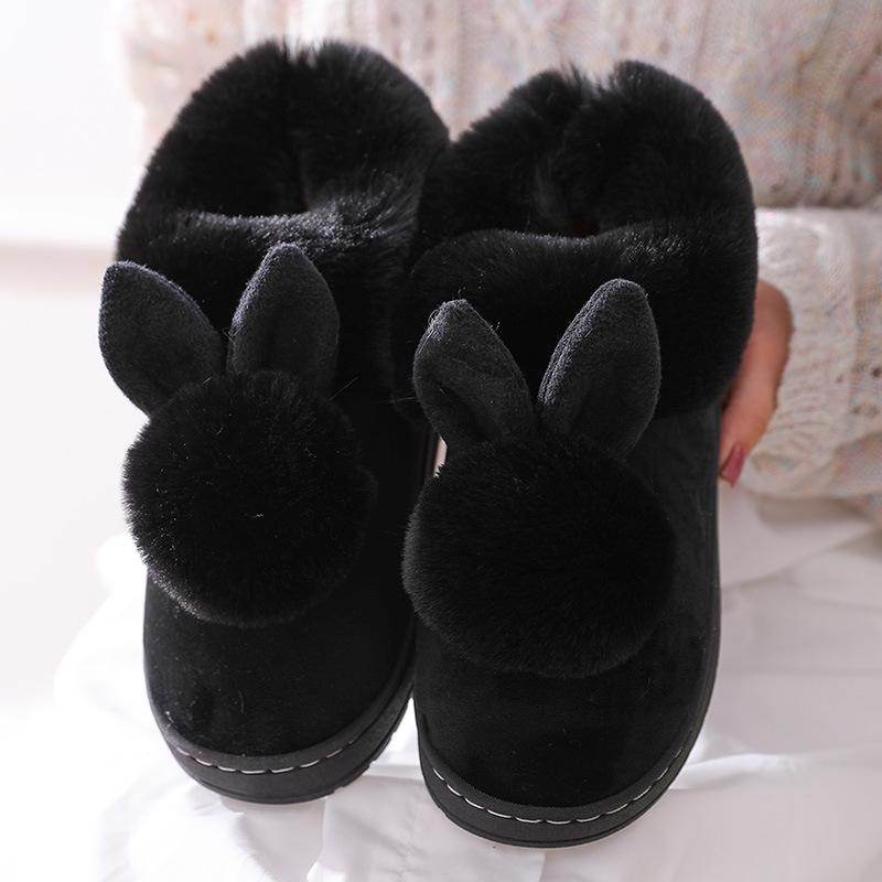 Soft Plush Bunny Slippers for Women & Girls - Cozy Non-Slip Indoor/Outdoor House Shoes - Perfect Gift for Christmas, Birthday & Valentine's Day