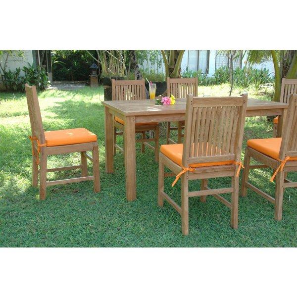 Montage Saratoga 7-Piece Dining Set - Modern Kitchen & Dining Room Table with Chairs for Family Meals & Entertaining