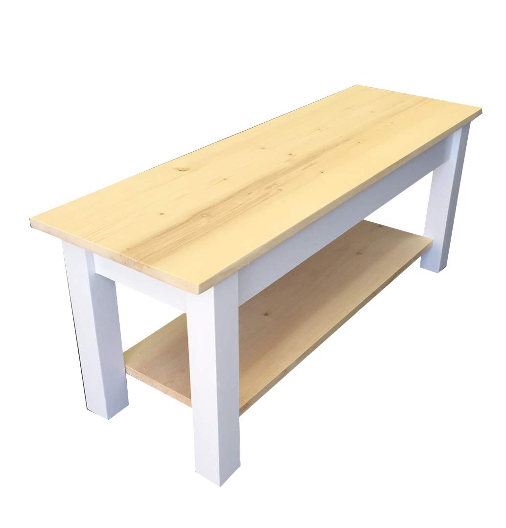 Nantucket Bench with Shelf - 66