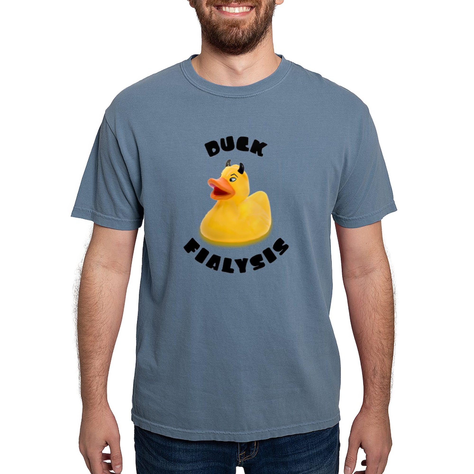 Duck Fialysis T-Shirt for Men - Comfort Colors® Premium Cotton Tee - Funny Duck Design for Casual Wear, Gifts & Everyday Outfits