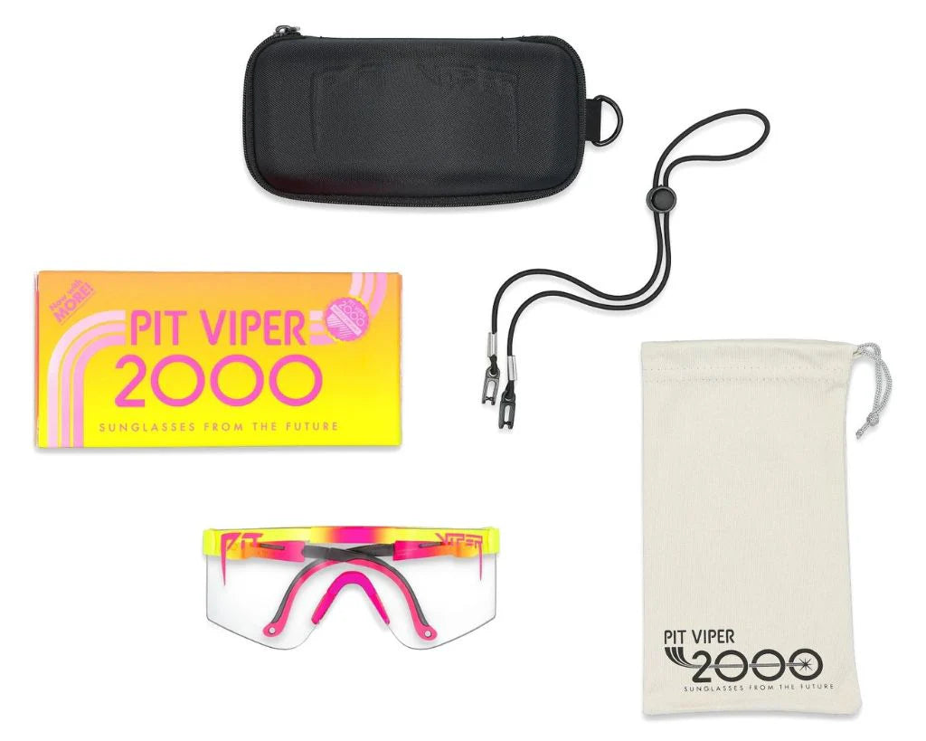 Pit Viper The 2000s Retro Sunglasses - Polarized UV Protection Sports Shades for Cycling, Running & Outdoor Adventures