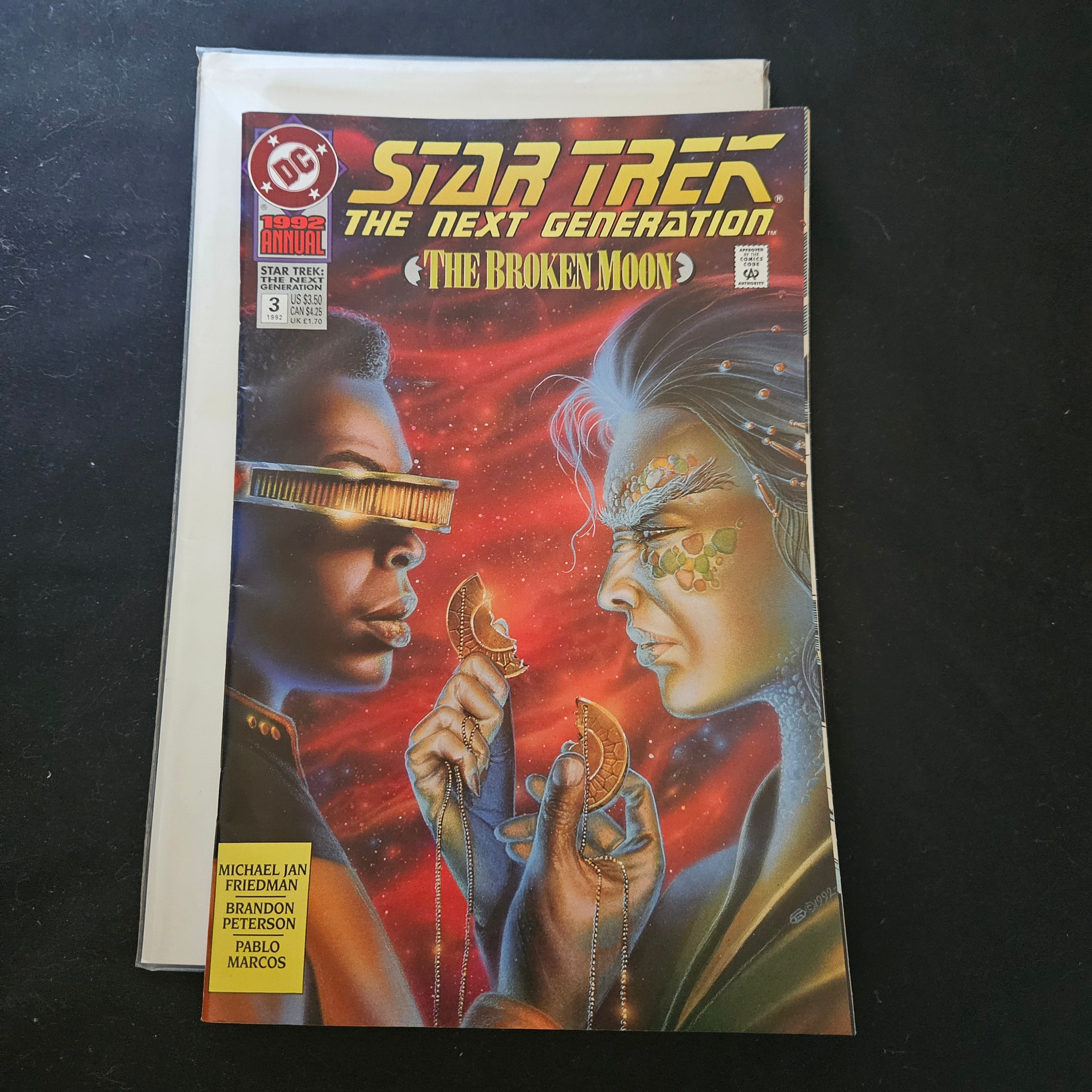 Star Trek: The Next Generation Comic Book #3 | DC Comics 1993 Edition | Collectible Graphic Novel for Sci-Fi Fans & Comic Collectors | Perfect for Gifts, Display, and Reading