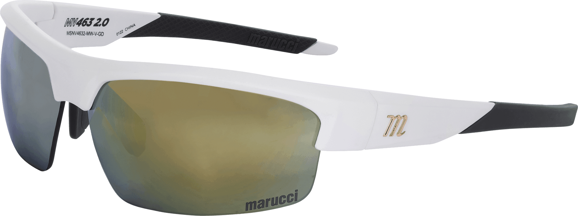 Marucci MV463 2.0 Youth Performance Sunglasses for Baseball & Outdoor Sports - UV Protection, Lightweight & Durable for Kids & Teens