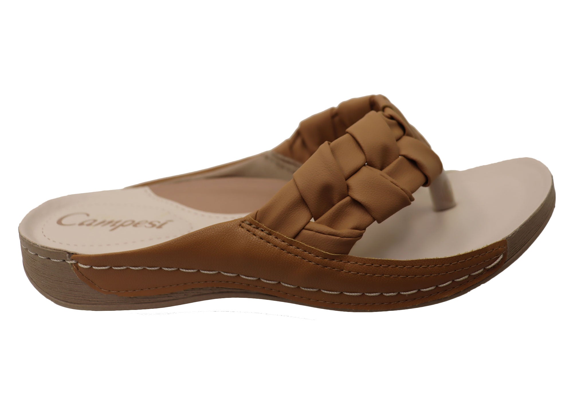 Campesi Paula Women's Comfortable Thongs Sandals - Handmade in Brazil - Perfect for Beach, Pool & Summer Vacations