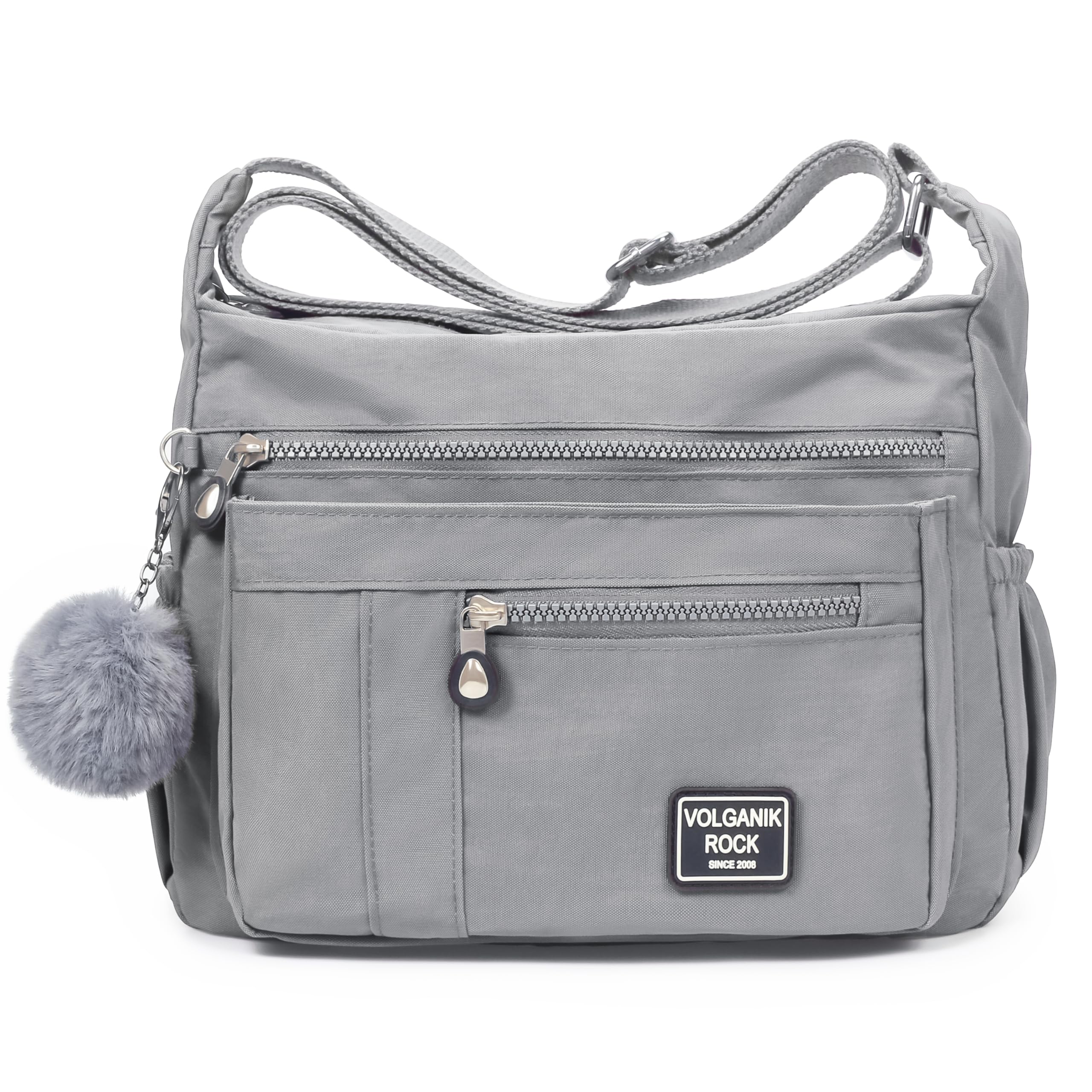 VOLGANIK ROCK Women's RFID Anti-Theft Crossbody Bag - Water Resistant Shoulder Purse for Travel, Shopping & Daily Use