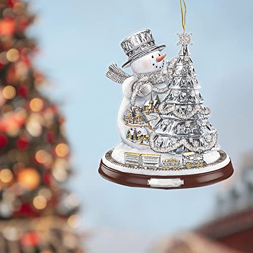 Christmas Tree Snowman Hanging Ornaments - Acrylic Farmhouse Decorations & Personalized Gift Tags for Holiday Decor, Car Accessories, and Home Décor | Perfect for Christmas Gifts, Tree Trimming & Winter Party Decorations