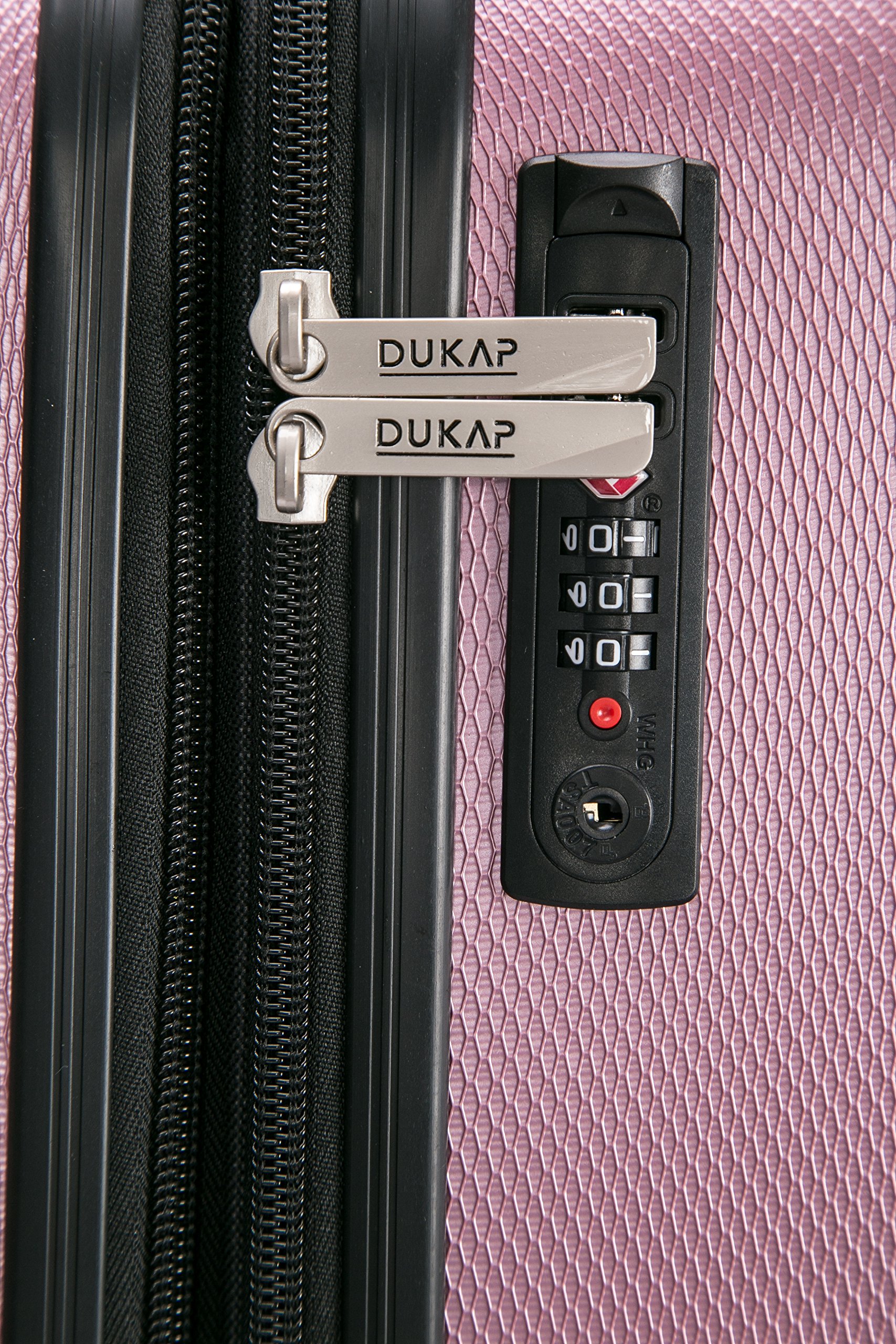 DUKAP CRYPTO Spinner Wheel Luggage Set - 2 Piece Hardside Suitcases (20