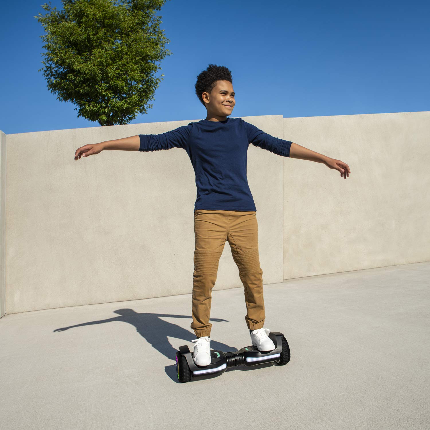 Jetson Self Balancing Hoverboard with Built-in Bluetooth Speaker, All-Terrain Tires & LED Lights - Perfect for Kids & Adults, Indoor & Outdoor Riding, Commuting & Fun Activities