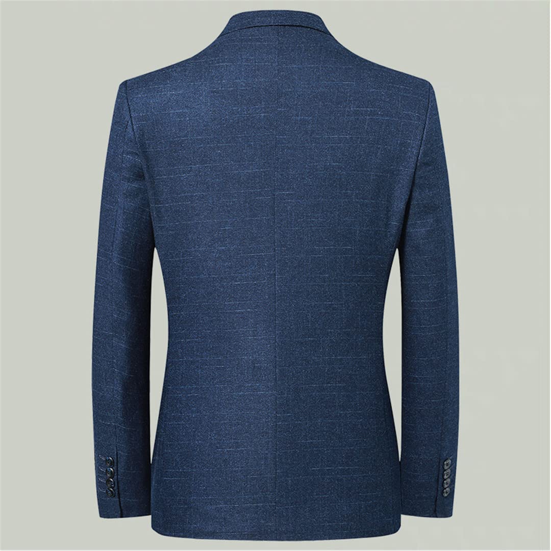 Men's Slim Fit Single Breasted Blazer Jacket - Casual Blue Suit Coat for Business & Office Wear | Perfect for Work, Weddings & Formal Events