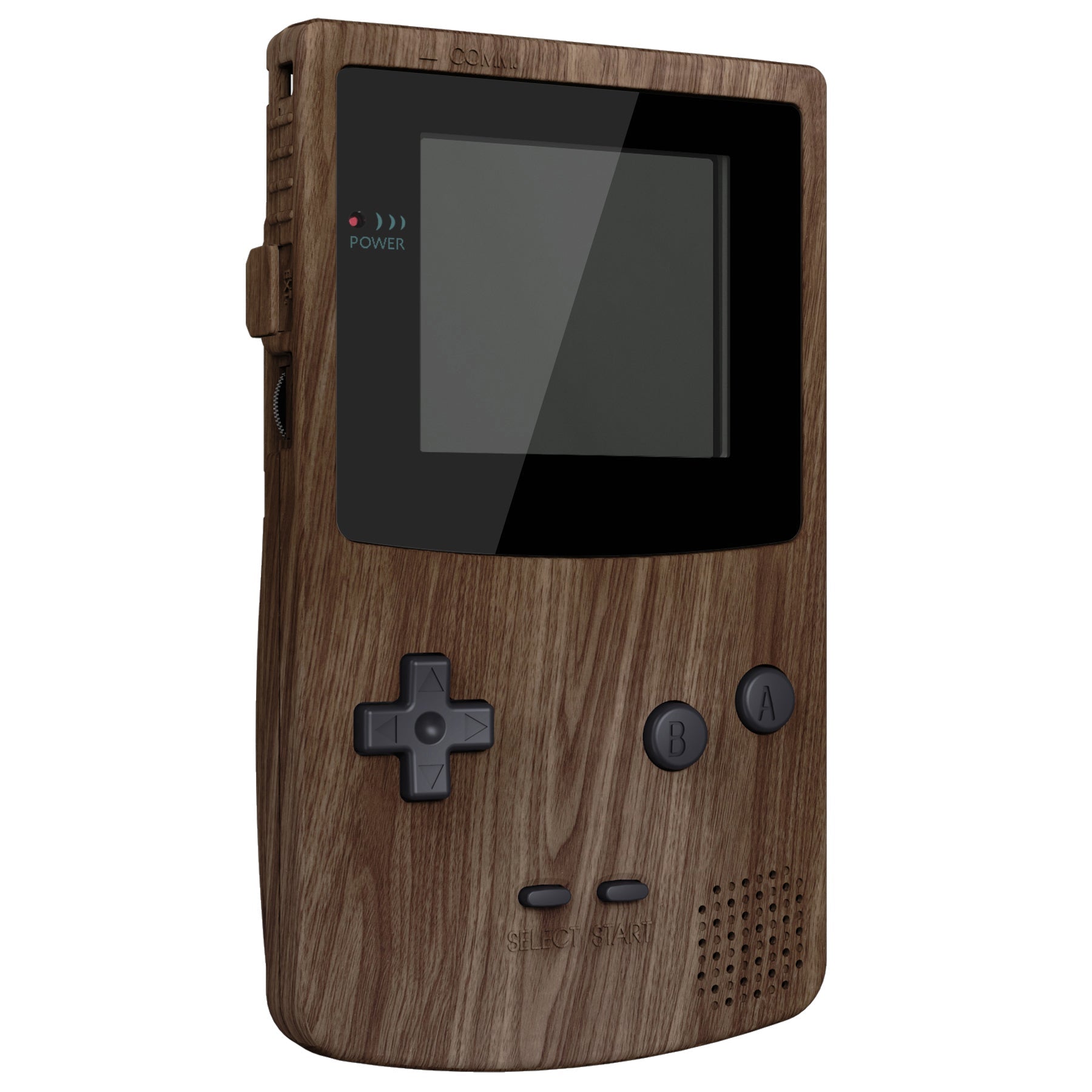 eXtremeRate Wood Grain Full Set Replacement Shell with Buttons for Gameboy Color (GBC) - Compatible with GBC OSD IPS, Regular IPS & Standard LCD Screens - DIY Gaming Console Upgrade Kit for Retro Gaming Enthusiasts