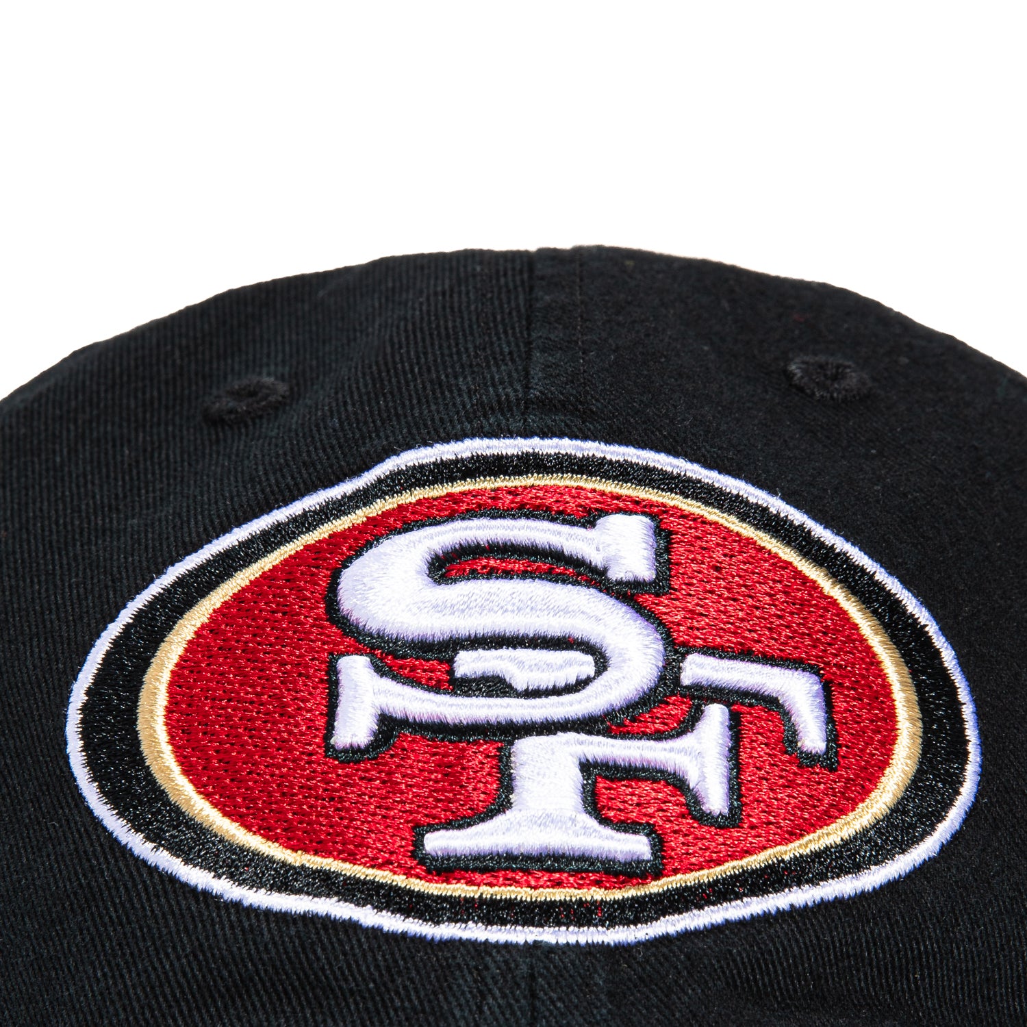 47 Brand San Francisco 49ers Adjustable Baseball Cap - Black | NFL Officially Licensed Hat for Men & Women | Perfect for Game Day, Outdoor Sports & Casual Wear