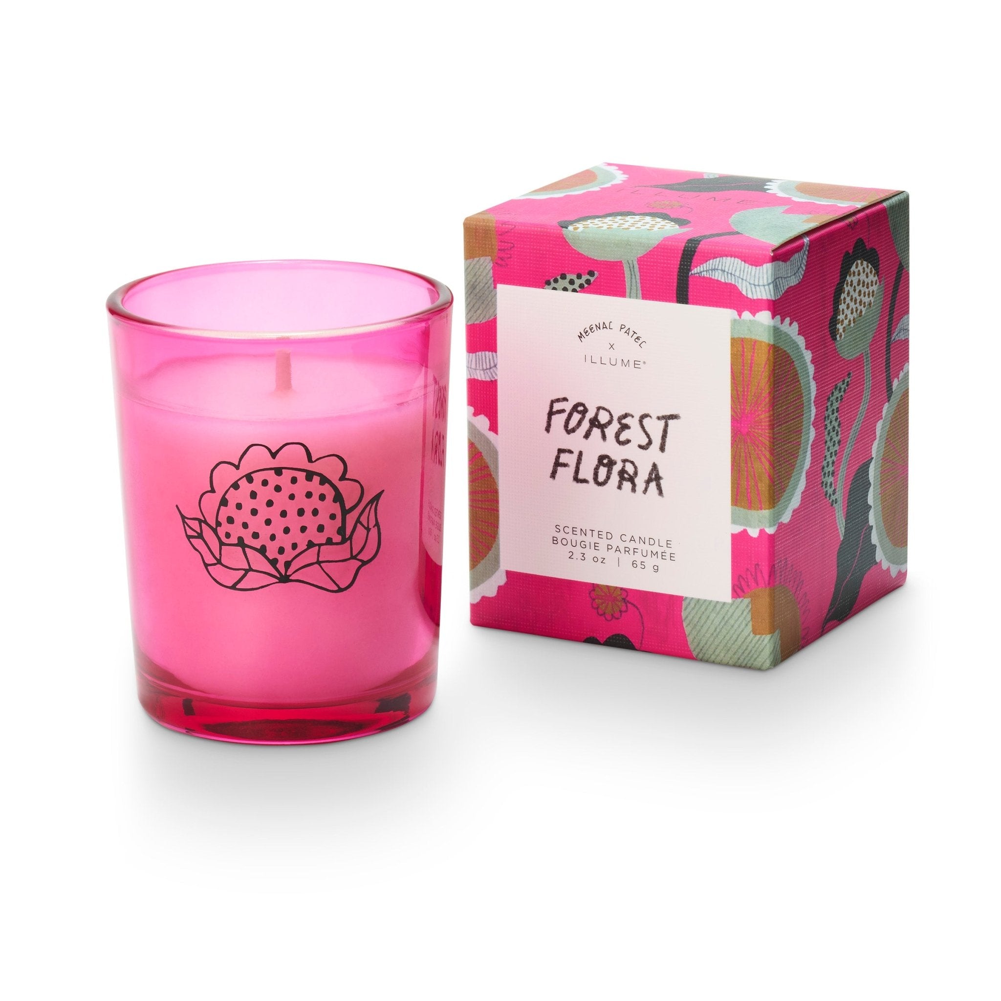 Forest Flora Scented Votive Candles in Gift Box - Handmade Aromatherapy Candles for Home Decor, Wedding Centerpieces & Relaxation