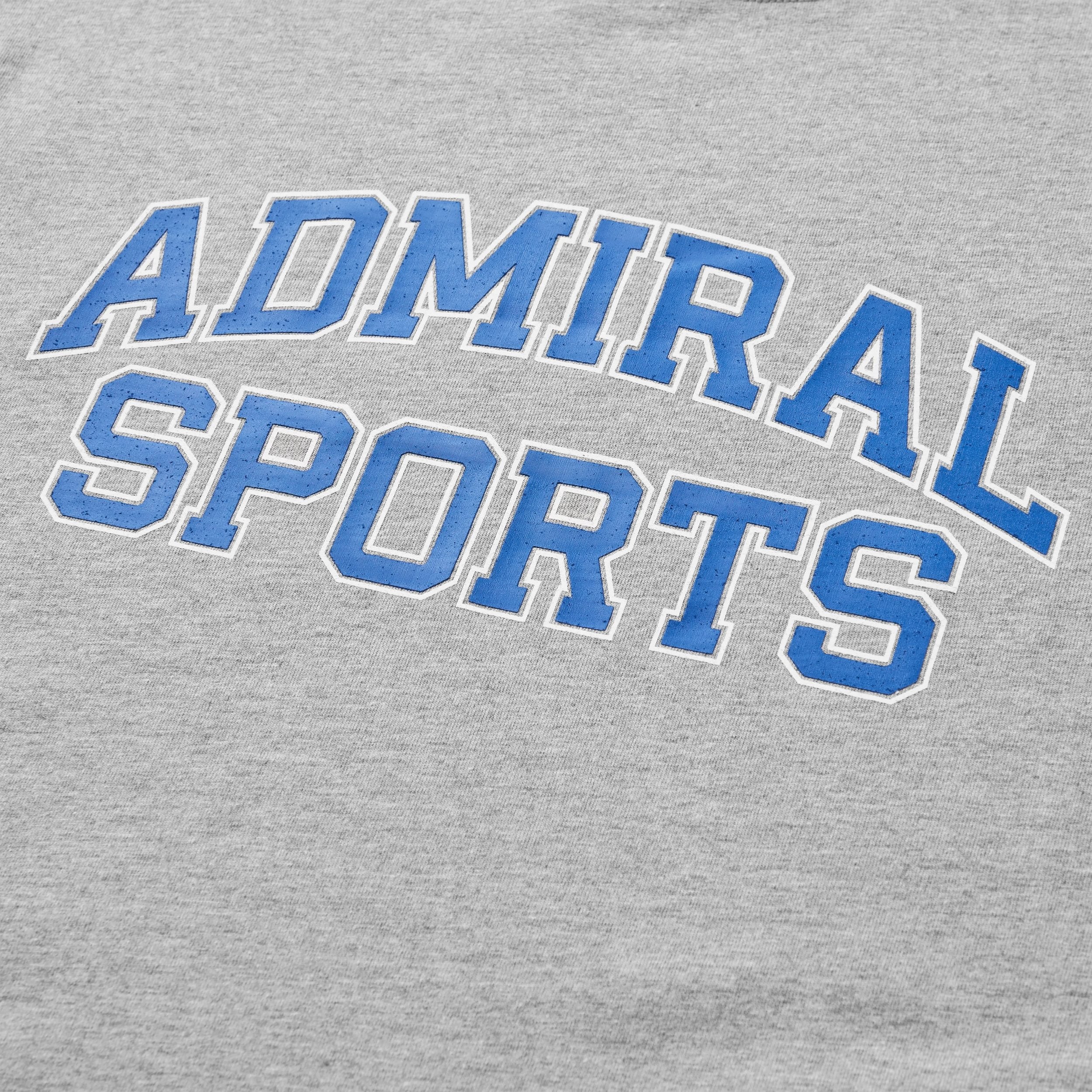 Admiral Sports Varsity T-Shirt for Men - Soft Cotton Grey Marl Tee - Casual Wear, Gym, Street Style & Everyday Outfits