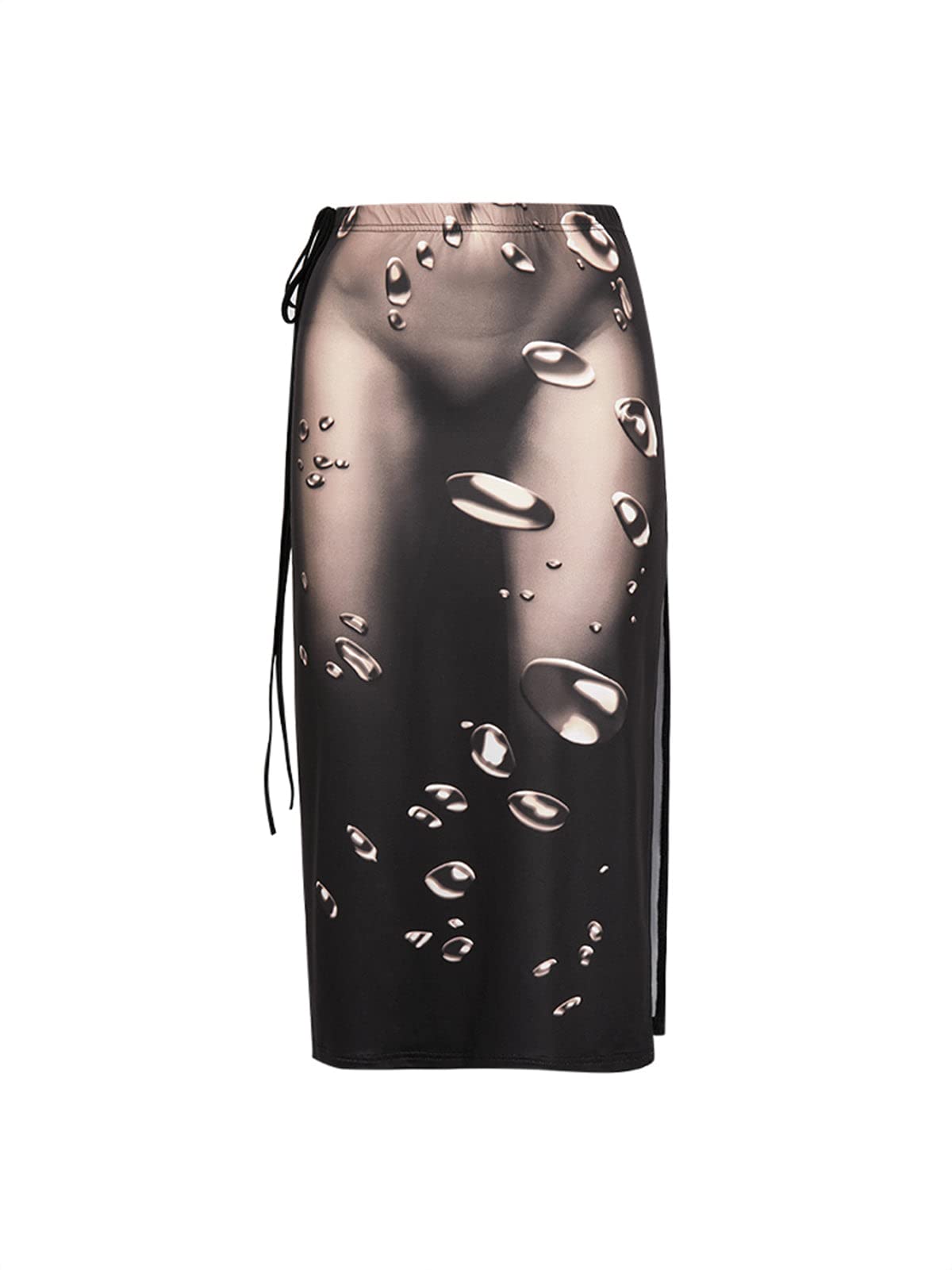 CAPE CLIQUE Women's Sexy Thermal Print Bodycon Dress - High Waisted Mini & Maxi Skirt for Summer | Perfect for Beach, Party & Night Out