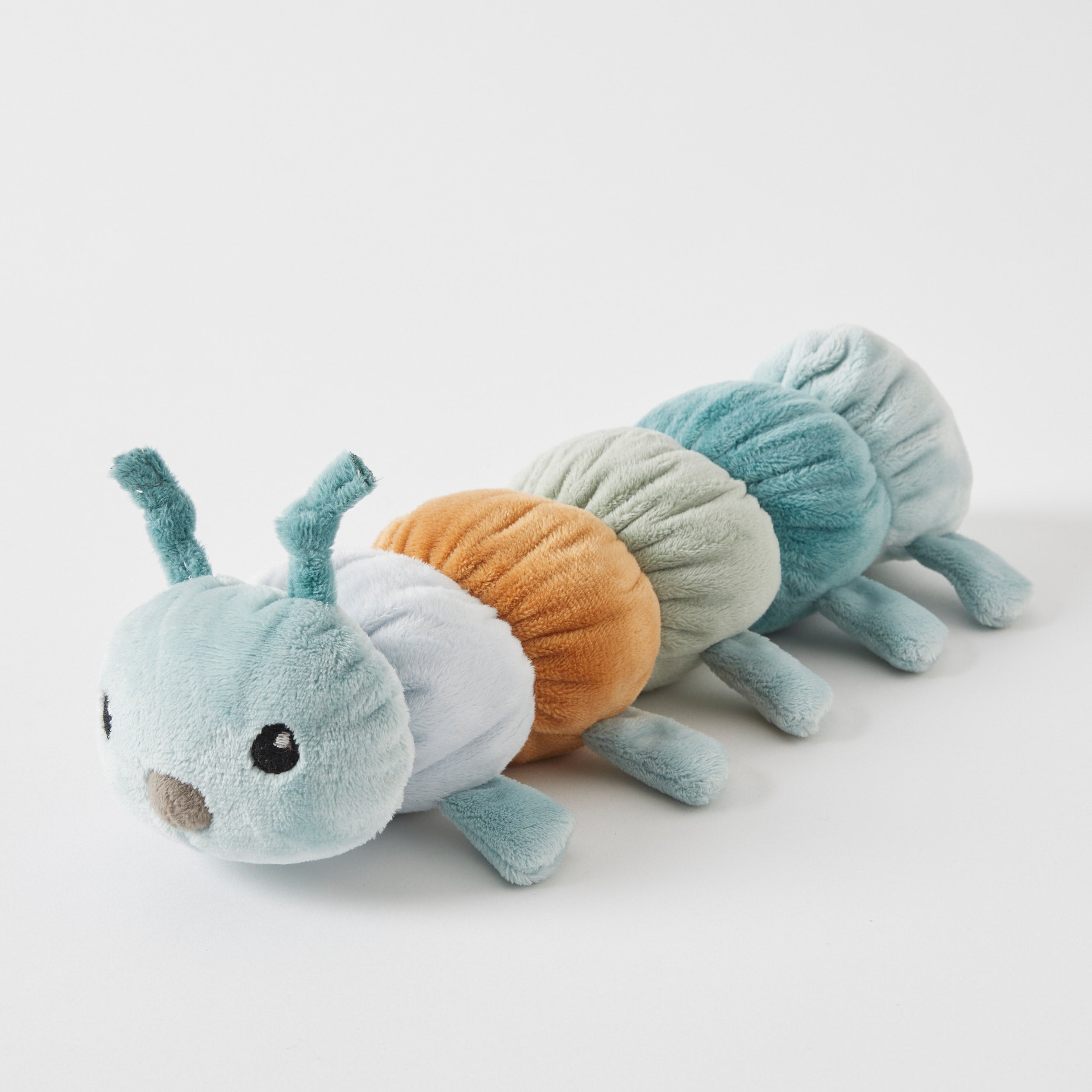 Cooper the Caterpillar Plush Toy Rattle - Soft Baby Stuffed Animal with Rattle Sound, Cute Educational Toy for Newborns & Toddlers - Perfect for Nursery Decor, Sensory Play & Early Learning