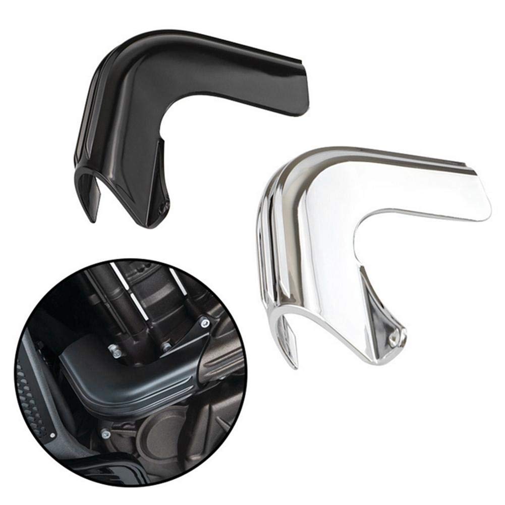 Motorcycle Coolant Hose Cover - Black Decorative Accessory for Indian Models 2015-2019 | Engine Protection & Custom Styling Upgrade