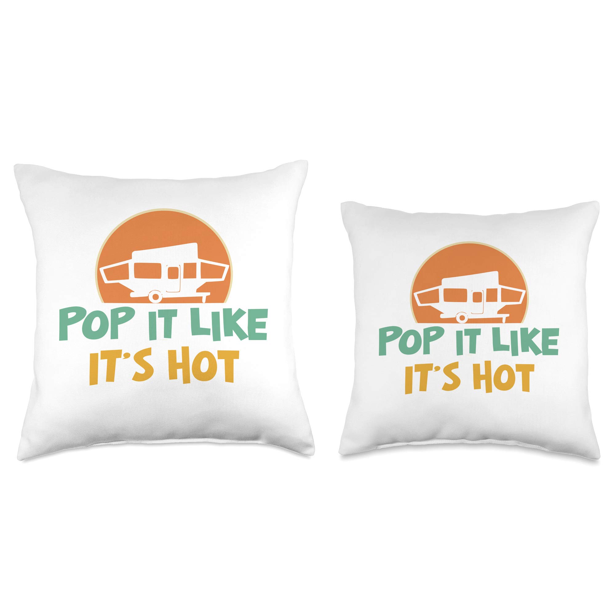 **Pop Up Camper Accessories - Decorative Camping Throw Pillows for RV, Trailer & Outdoor Adventures - Cozy Home & Travel Decor**