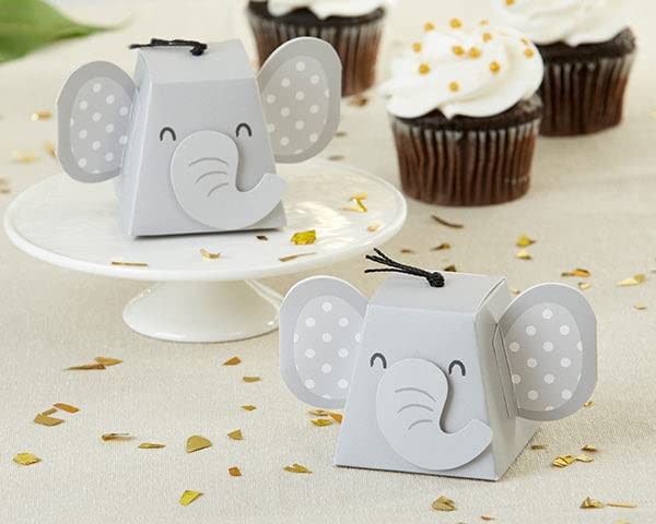 Kate Aspen 96PCS Elephant Favor Boxes - Bulk Animal-Themed Party Candy Containers for Birthdays, Baby Showers & Anniversaries | Perfect for Wedding Favors, Kids Parties & Special Event Treats