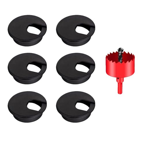2 Inch_50mm Black 6PCS