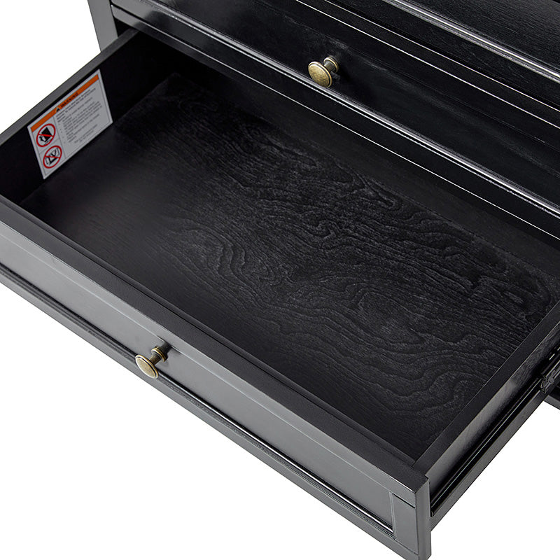 Galatea 3-Drawer Nightstand with USB Charging Ports & Power Outlets - Modern Bedside Table with Storage for Bedroom, Living Room or Office