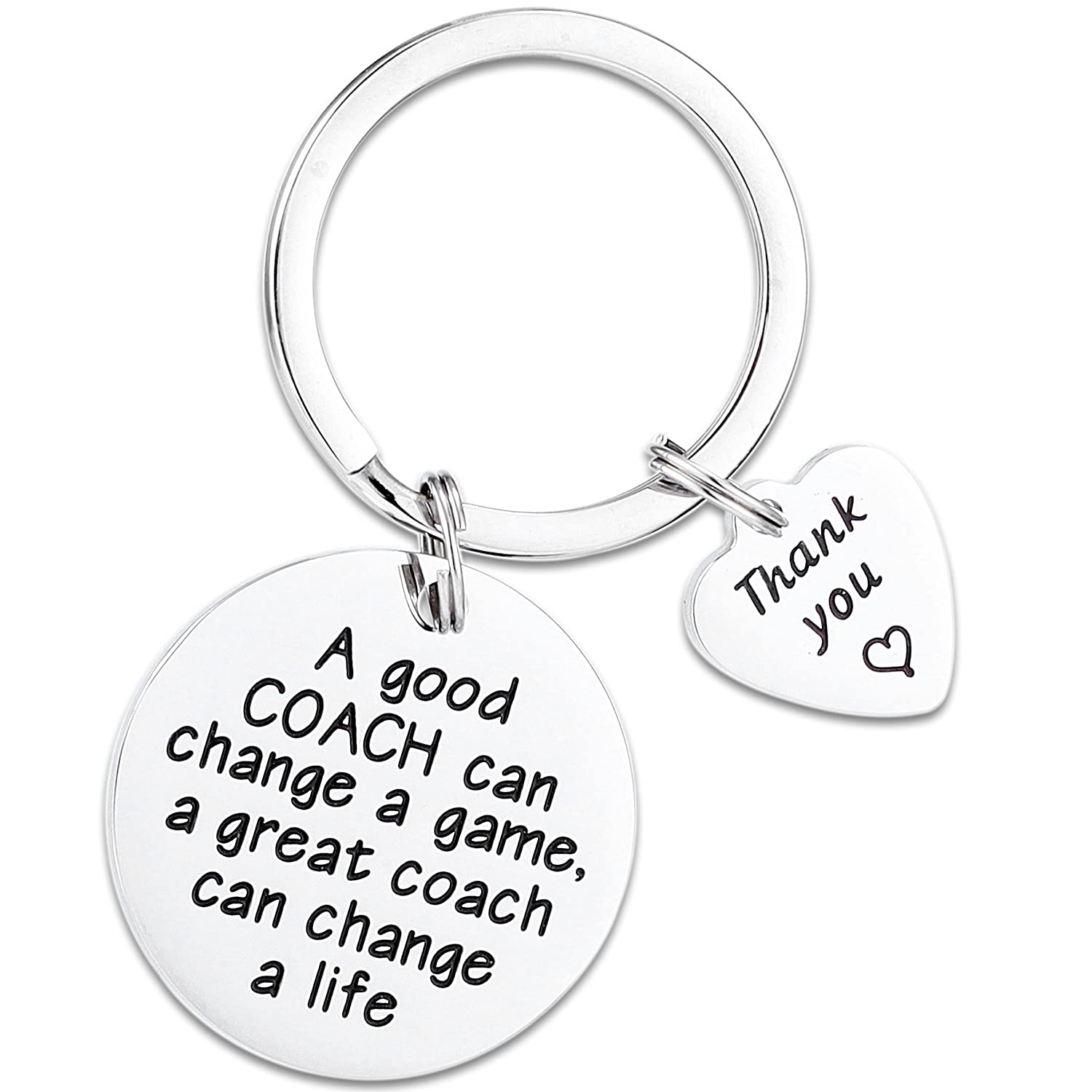 Kivosliviz Coach Keychain - Personalized Volleyball & Football Gifts for Men - Perfect for Coach Appreciation, Retirement, or Team Awards