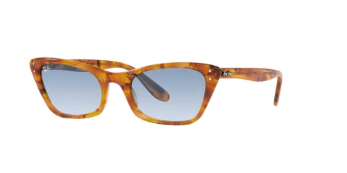 Amber Tortoise/Clear Gradient Blue