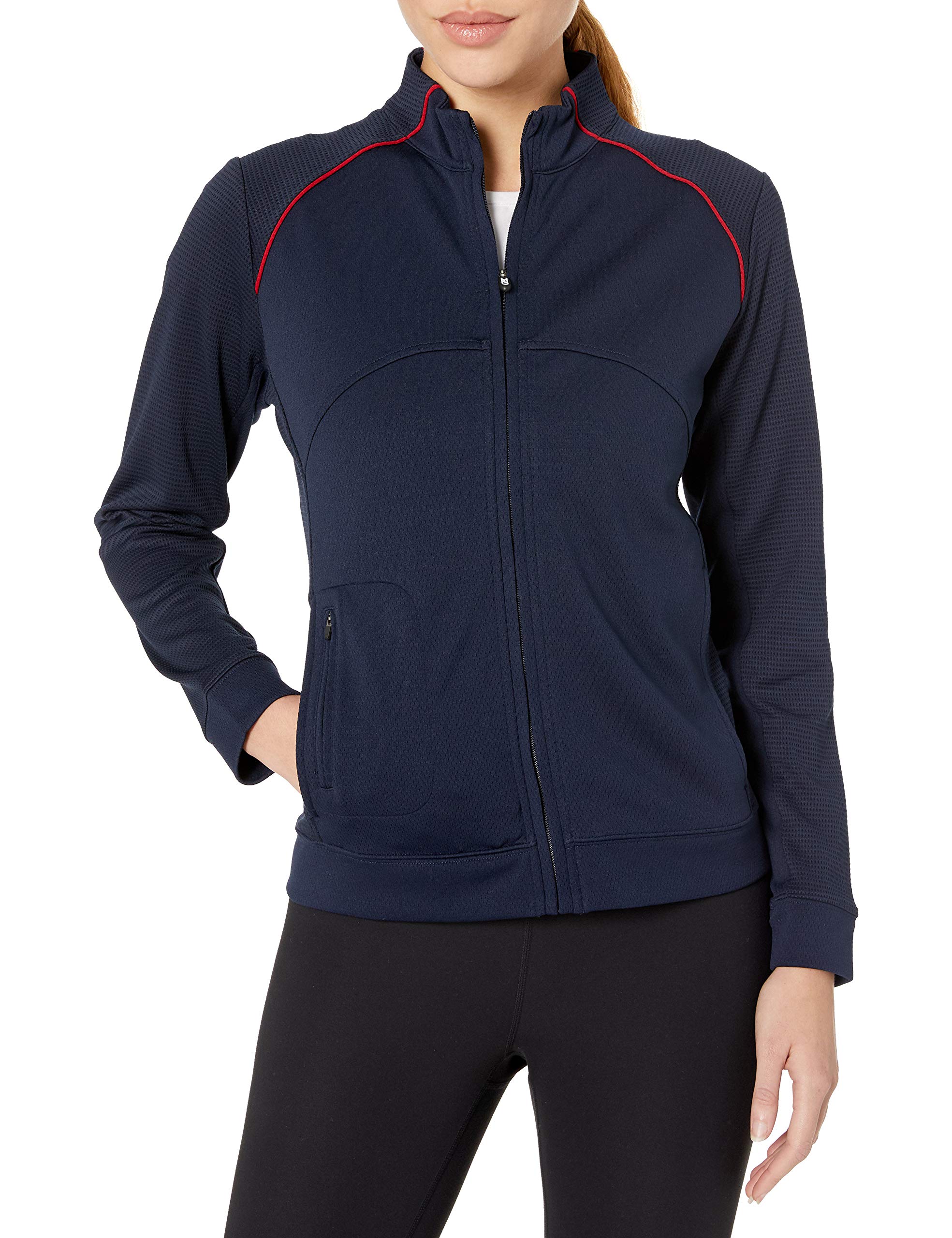 Cutter & Buck Women's CB DryTec Edge Full-Zip Waterproof Jacket - Lightweight Windbreaker for Hiking, Running & Outdoor Activities