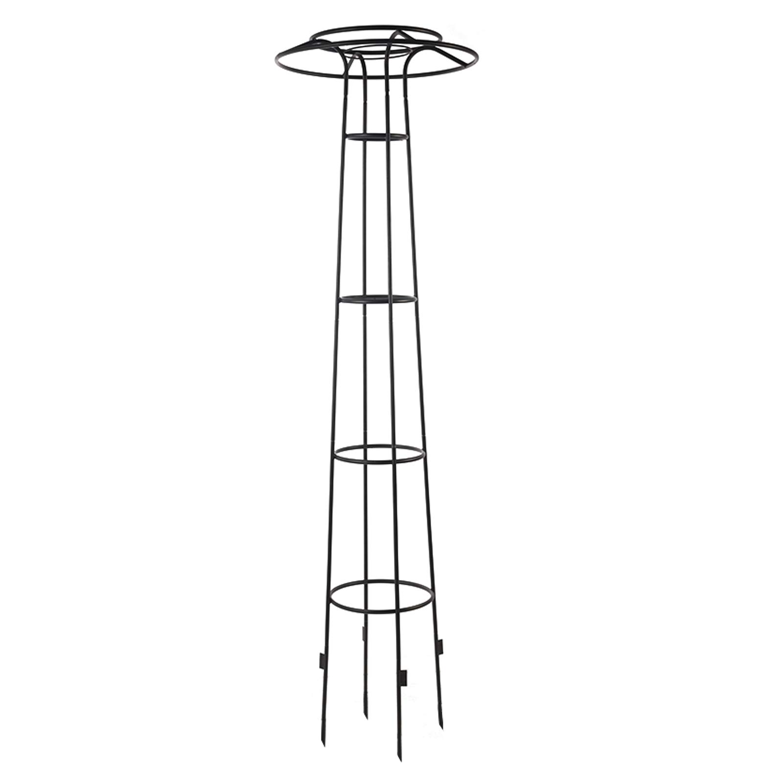 ARCH WRJ Metal Garden Obelisk - Outdoor Climbing Plant Support Frame for Vines, Roses & Flowers | Perfect for Patio Pots, Garden Borders & Vertical Gardening