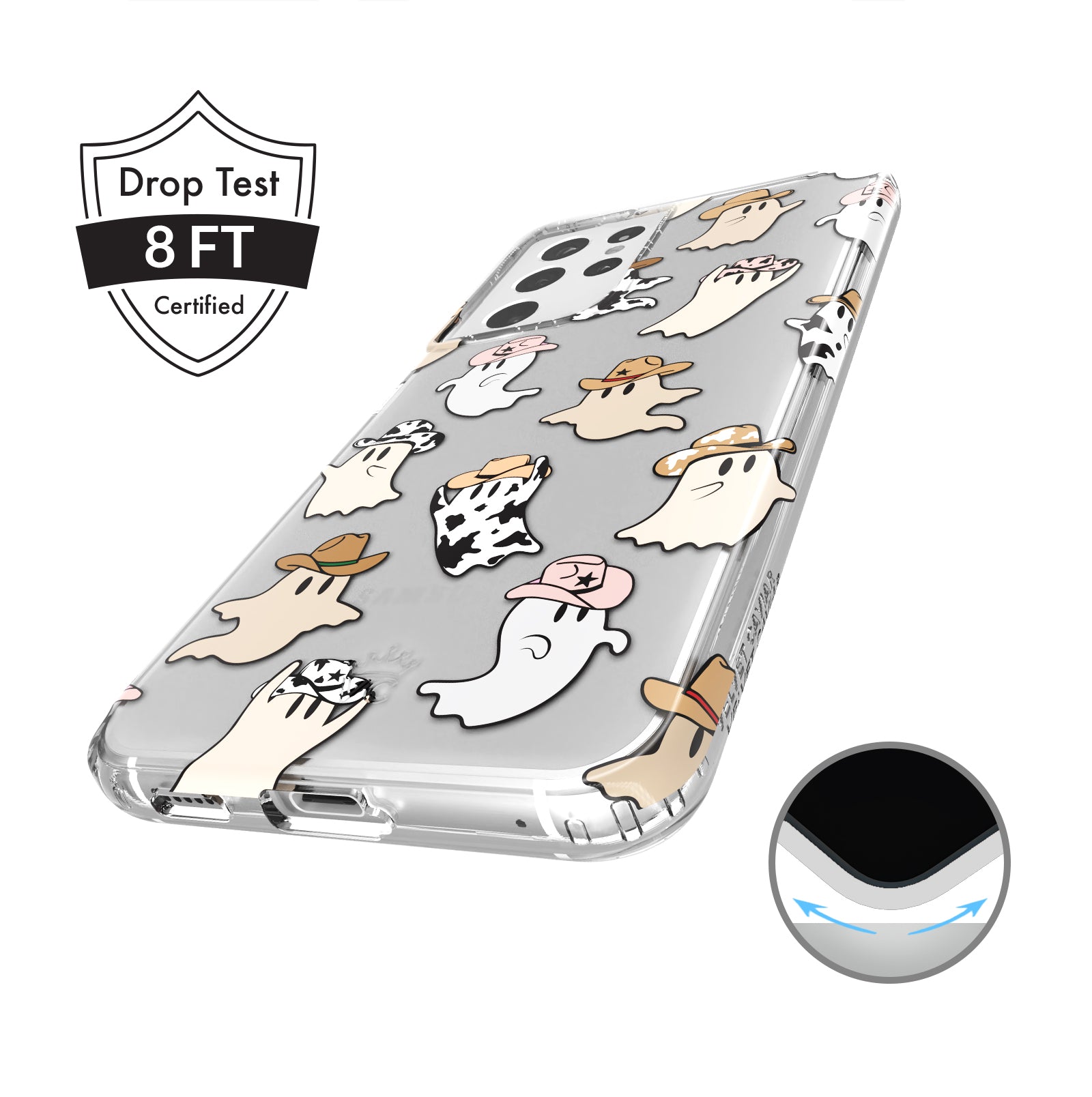 Ghosted Cowboys Design Samsung Phone Case - Durable Protective Cover for Samsung Galaxy [Model] - Perfect for Everyday Use, Travel & Outdoor Adventures